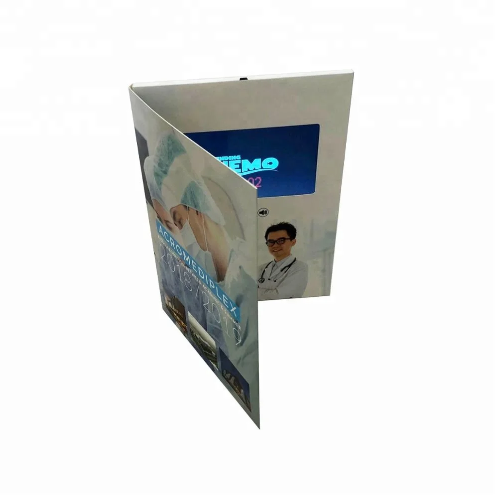 
gift bland digital safe box lcd chinese homemade video brochure 