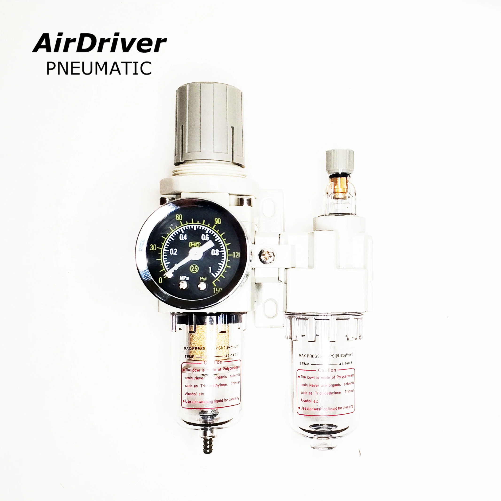 Pneumatic Regulator Air Filter Air Source Treatment With Brass Filter FRL UNIT