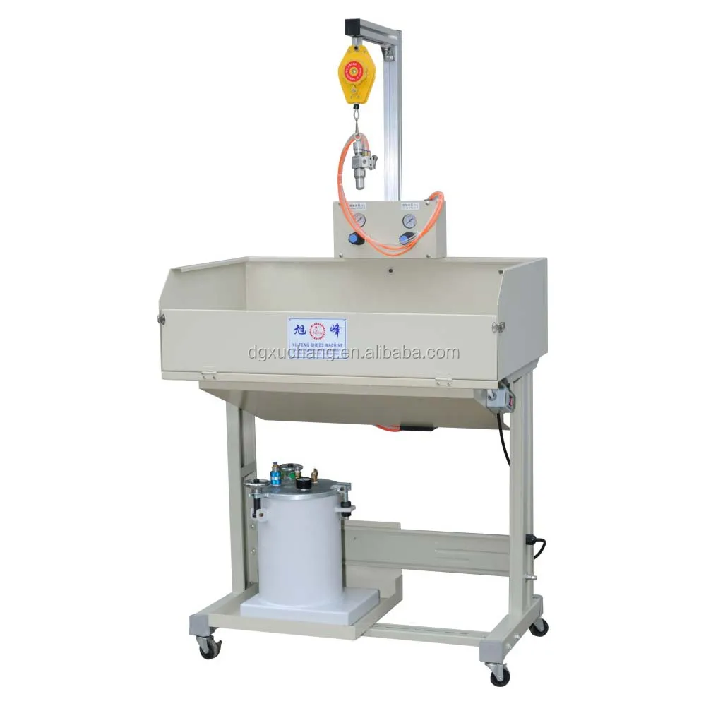 China leather cementing glue laminating machine for shoe bags making