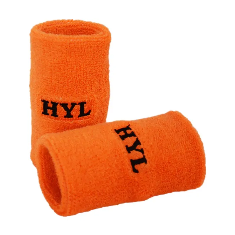 HYL-Towel sports elastic custom embroidery sweatband terry cotton wristband