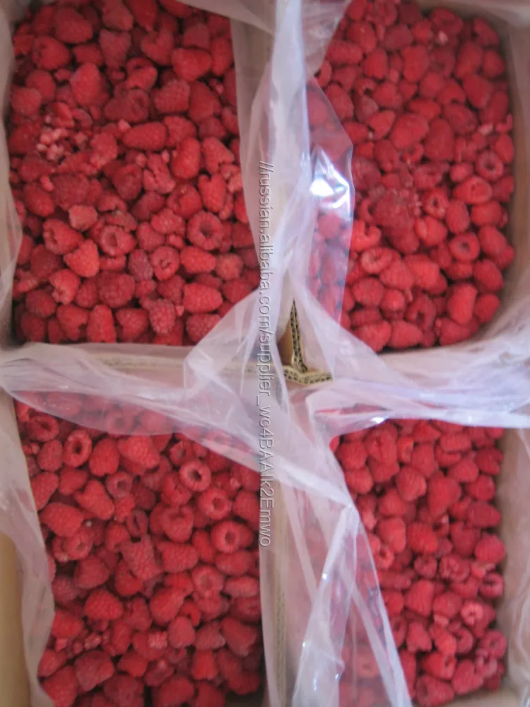 замороженная малина целиком IQF