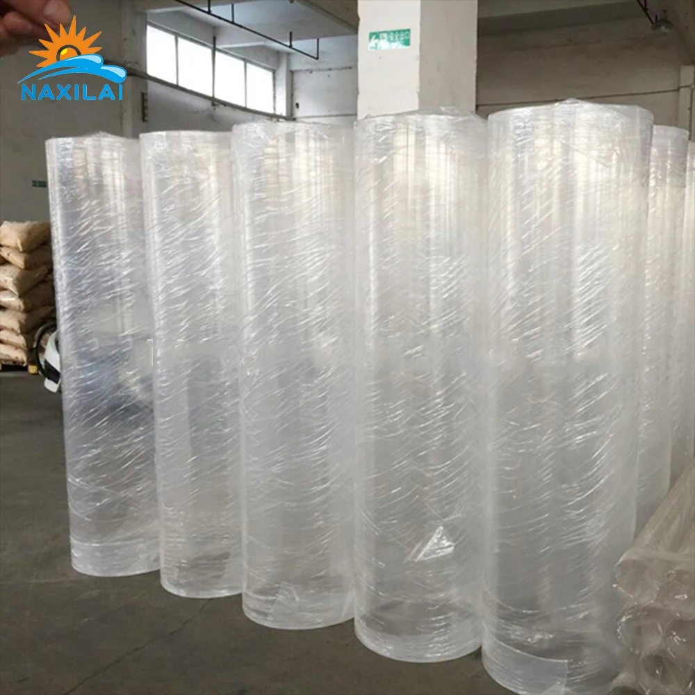 2018 hot sell custom acrylic drum shield round tank aquarium large clear cylinder large diameter cast transparent acrylic tube