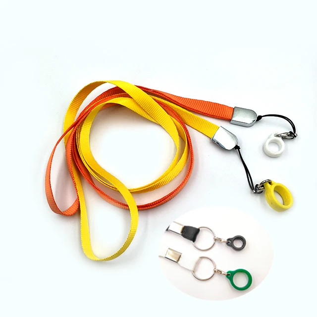 
Hot selling vape lanyard with logo custom, lanyard silicone ring vaporizer pen holder neck lanyard 