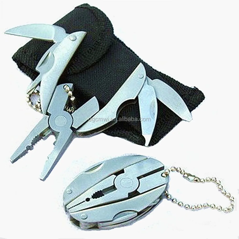 Mini multi-function folding pliers, pocket multi tools