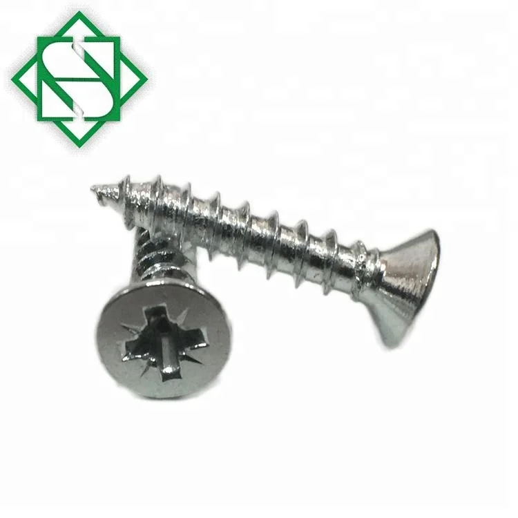 DIN7982 Countersunk Head Self Tapping Screw Zinc Plated
