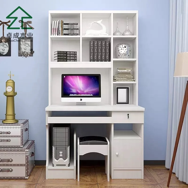 Modern MDF Wooden Office Staff Computer Table For Online Selling