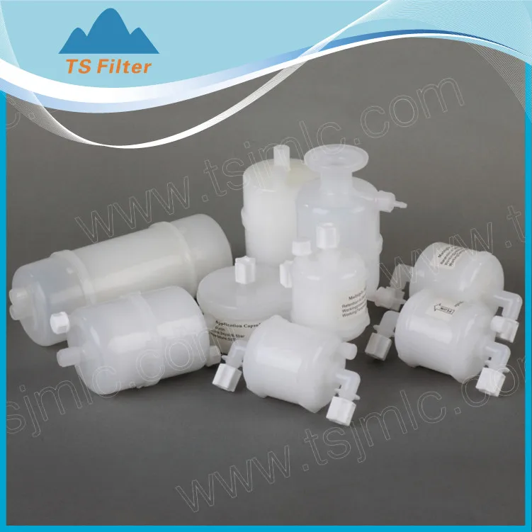 Hydrophilic 0.22 Micron PVDF Membrane Capsule Filter For Liquid Sterile Filtration