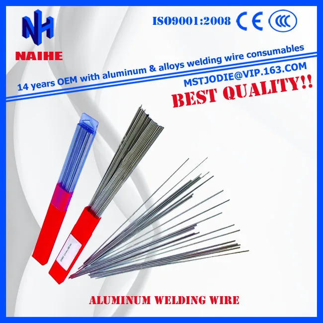 wholesale price 2.4mm 3.0mm 3.2mm  4mm  5mm no spark shining clean Aluminium welding rods ER5356