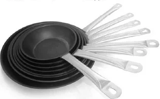 German Cookware Frying Pan Non-stick Carbon Steel Hot Sale Hotel Restaurant Metal Carton Minimalist Customized Cookware Sets