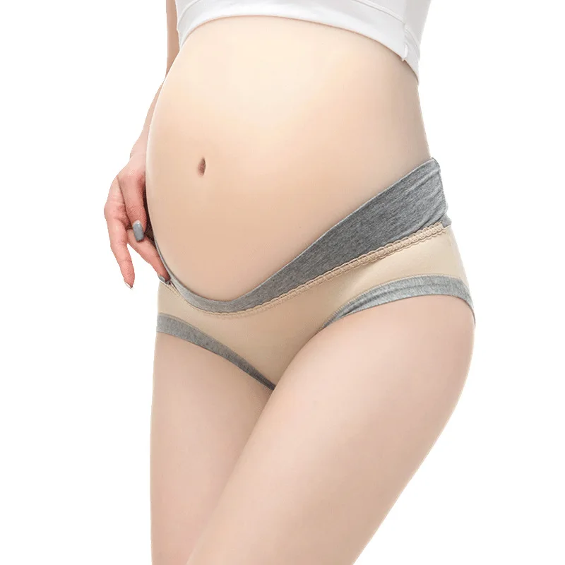 Нижнее белье с низкой талией для беременных Трусики большого размера женские трусики