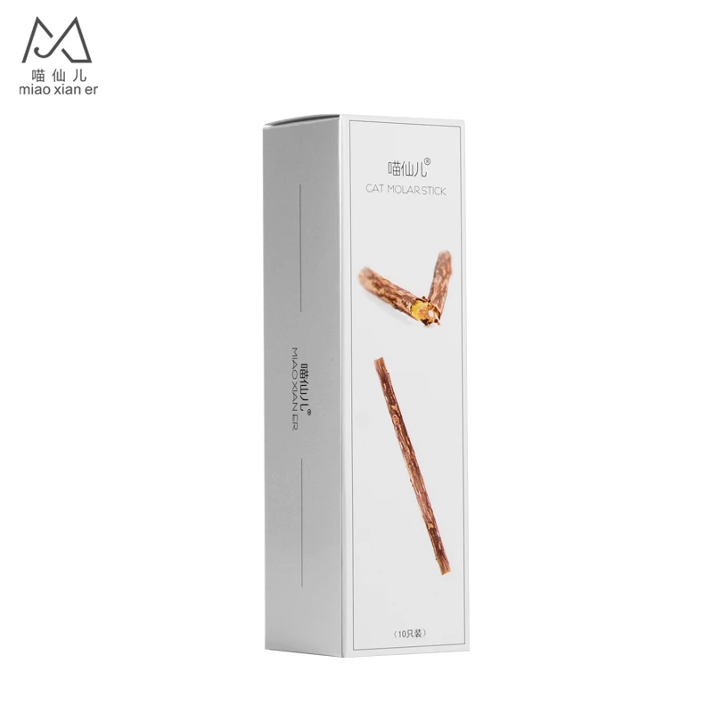 Cat Cleaning Teeth Natural Catnip Pet Cat Molar Toothpaste Stick Matatabi Actinidia Fruit Silvervine Cat Snacks Sticks