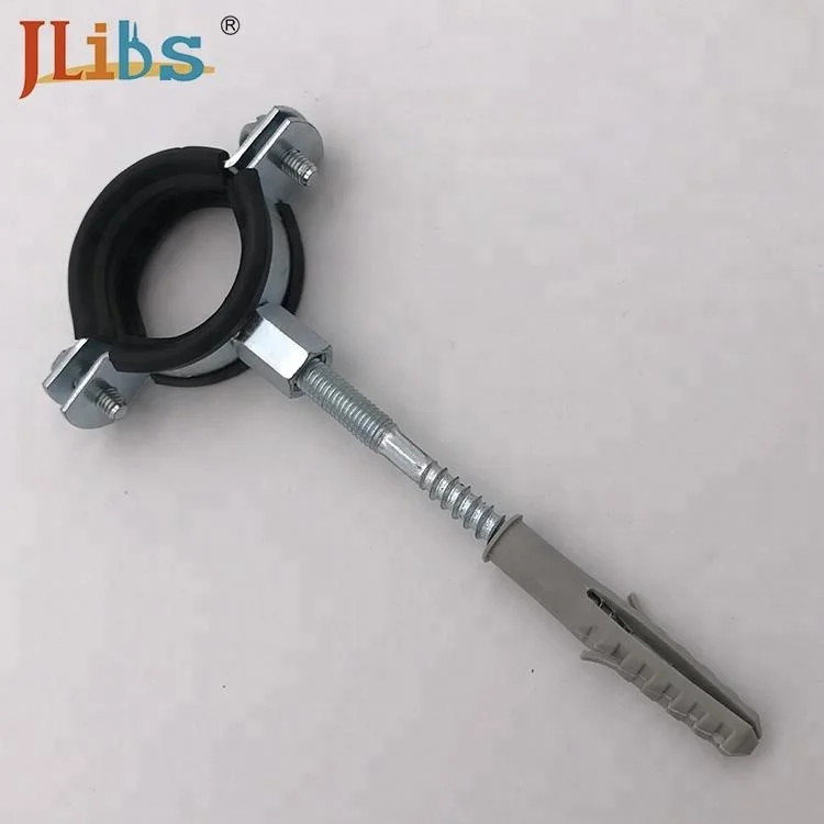 
Welding Type Pipe Clamps Set steel double pipe clamps with rubber 