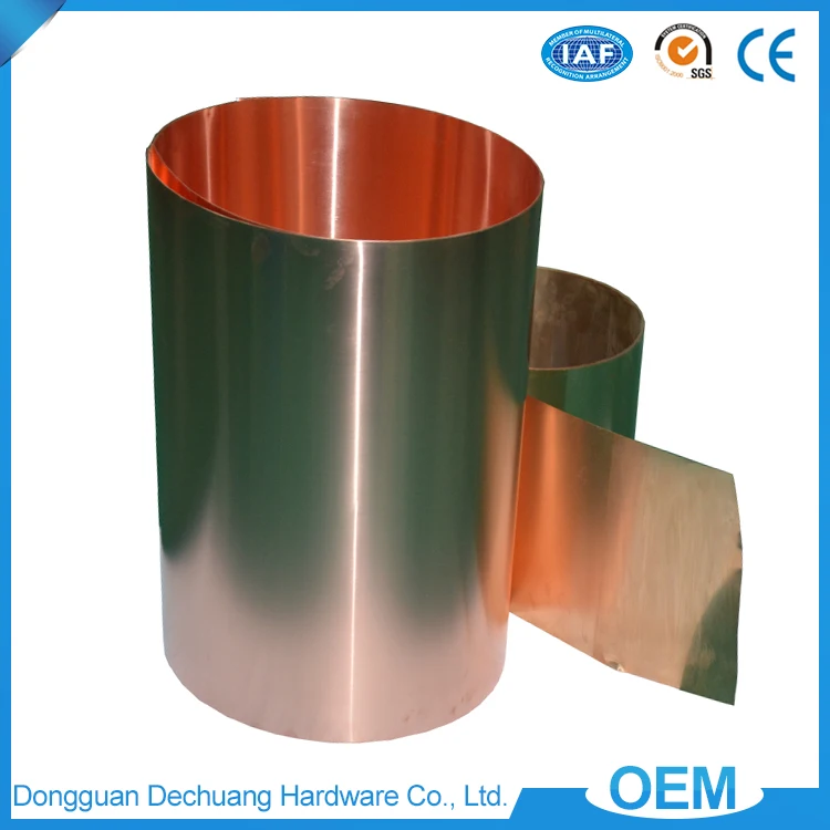 C1100 0.7*100 мм достижения JIS ASTM DIN EN ISO стандартный электродный чистая медная фольга лента