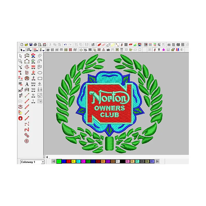 
Senior Designer Fast Cheap High-quality Custom Design Flag Patch Label Wrestling Embroidery Designs 