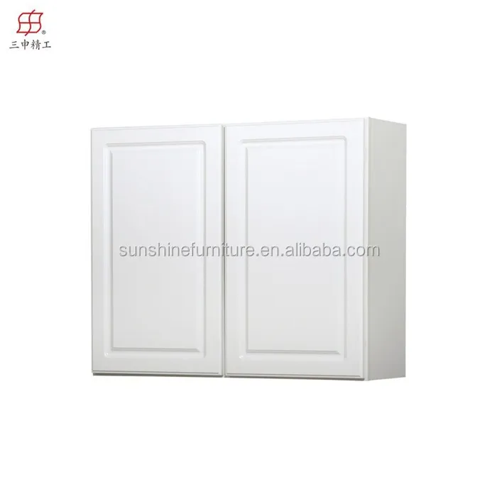 
custom cheap modern wooden kitchen wall hanging cabinet 