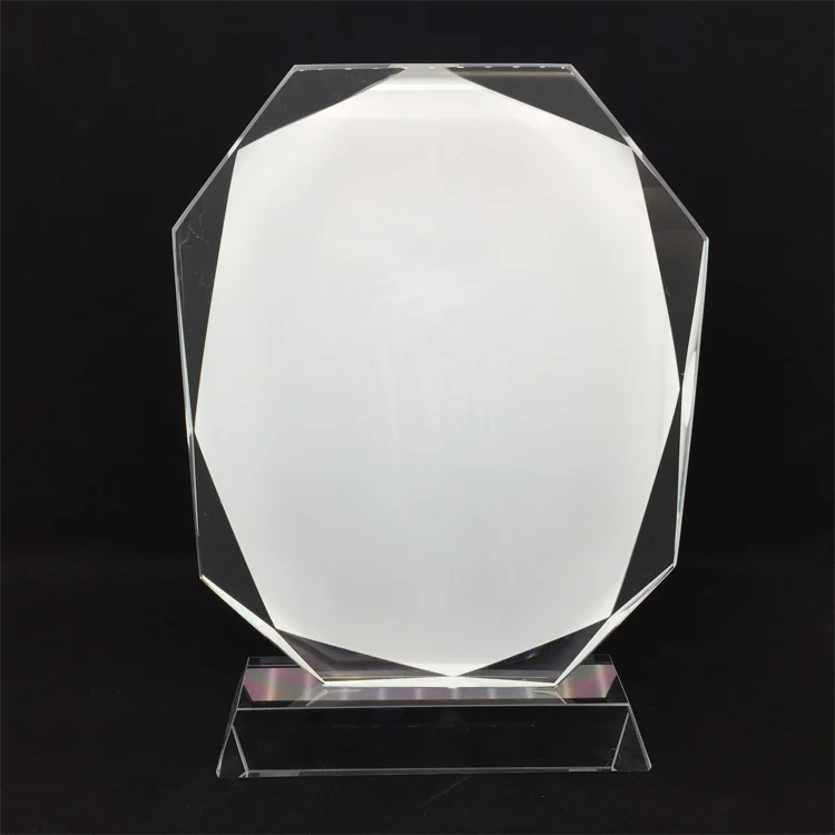 3D Blank Sublimation Crystal Octagonal Shape Personalized Photo Crystal