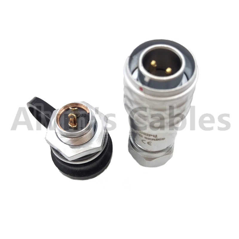 WEIPU SF12 series of metal waterproof connector 2 pin male plugs and female socket IP67 waterproof connector