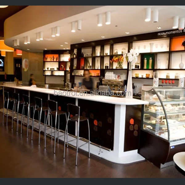 customize design Acrylic solid surface night club hookah lounge furniture home LED bar counter