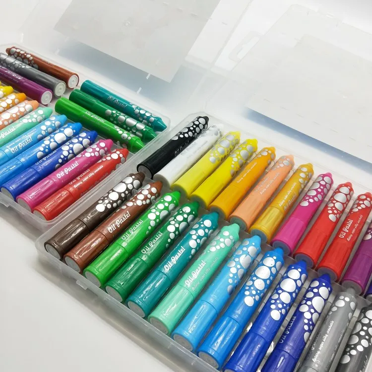 oil pastel manufacturer factory price 18 colours silky wax multicolor oil pastel art