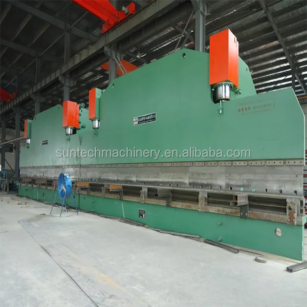 
Steel plate press brake for street light pole 