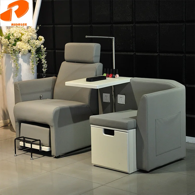 Portable White Pedicure Spa Chair Luxury For Sale