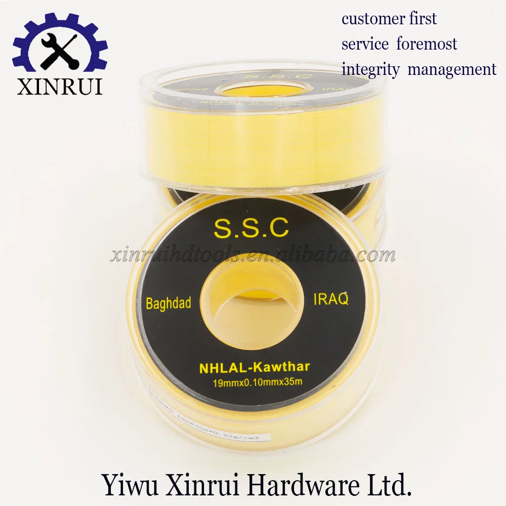 Wholesale Yellow PTFE Seal Tape