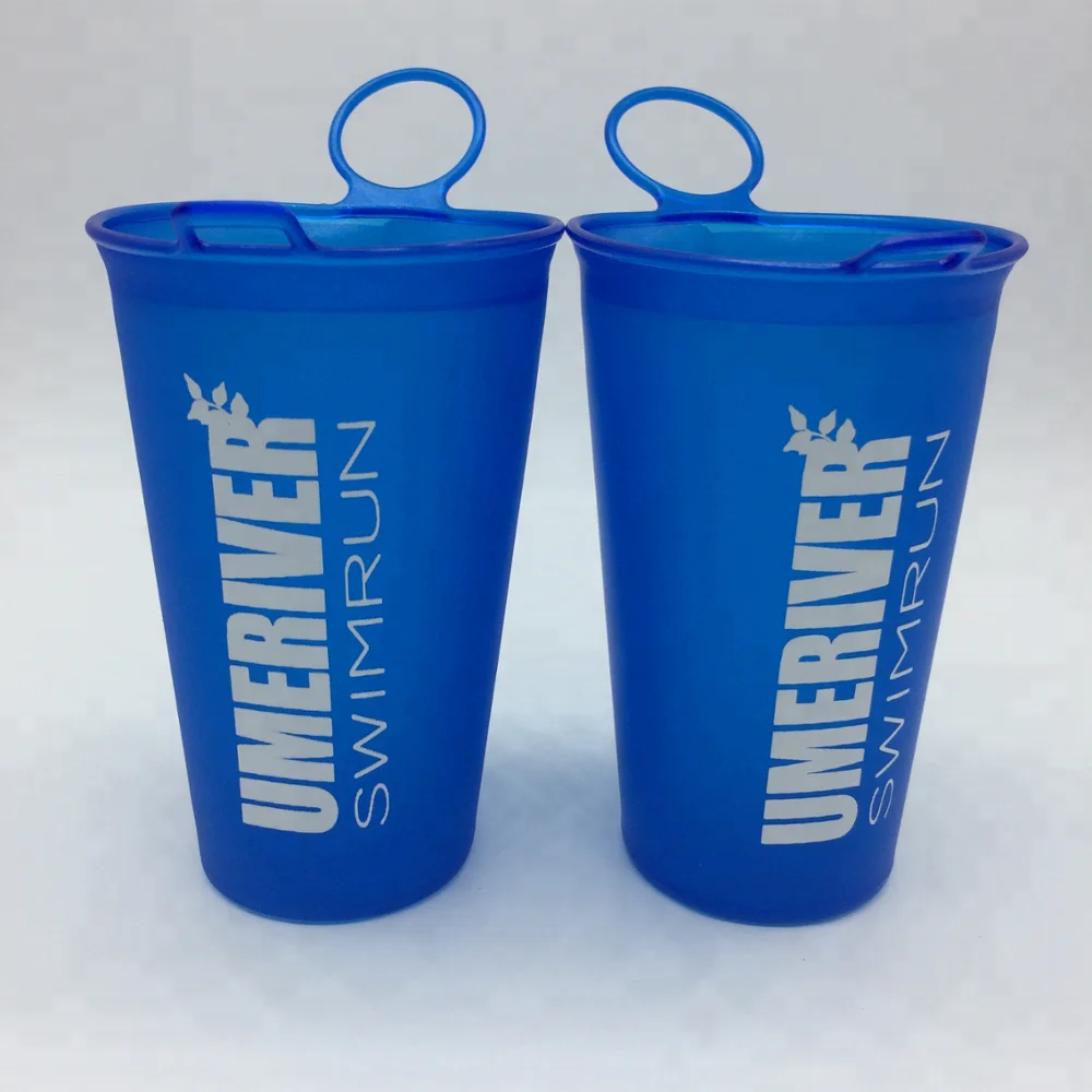 New-Style Outdoor Environment Running TPU soft Foldable Water Cup