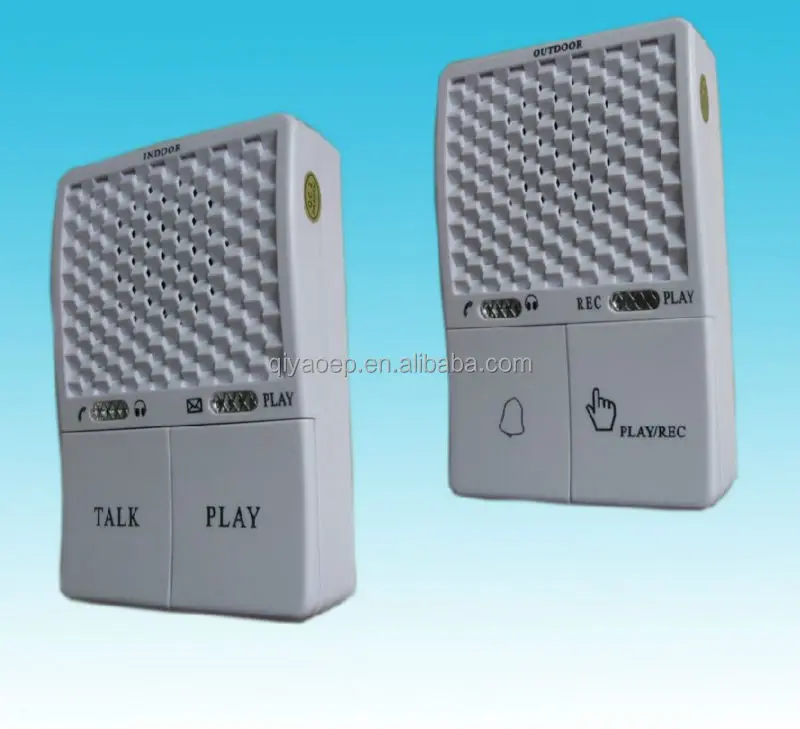 400M leave message Wireless audio door phone intercom system for villa/apartment