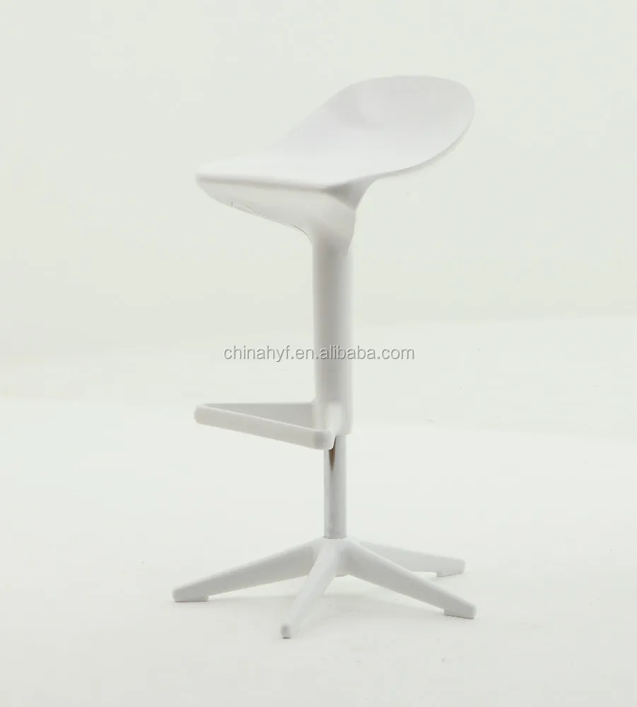 colorful plastic adjustable spoon barstool PP-150B