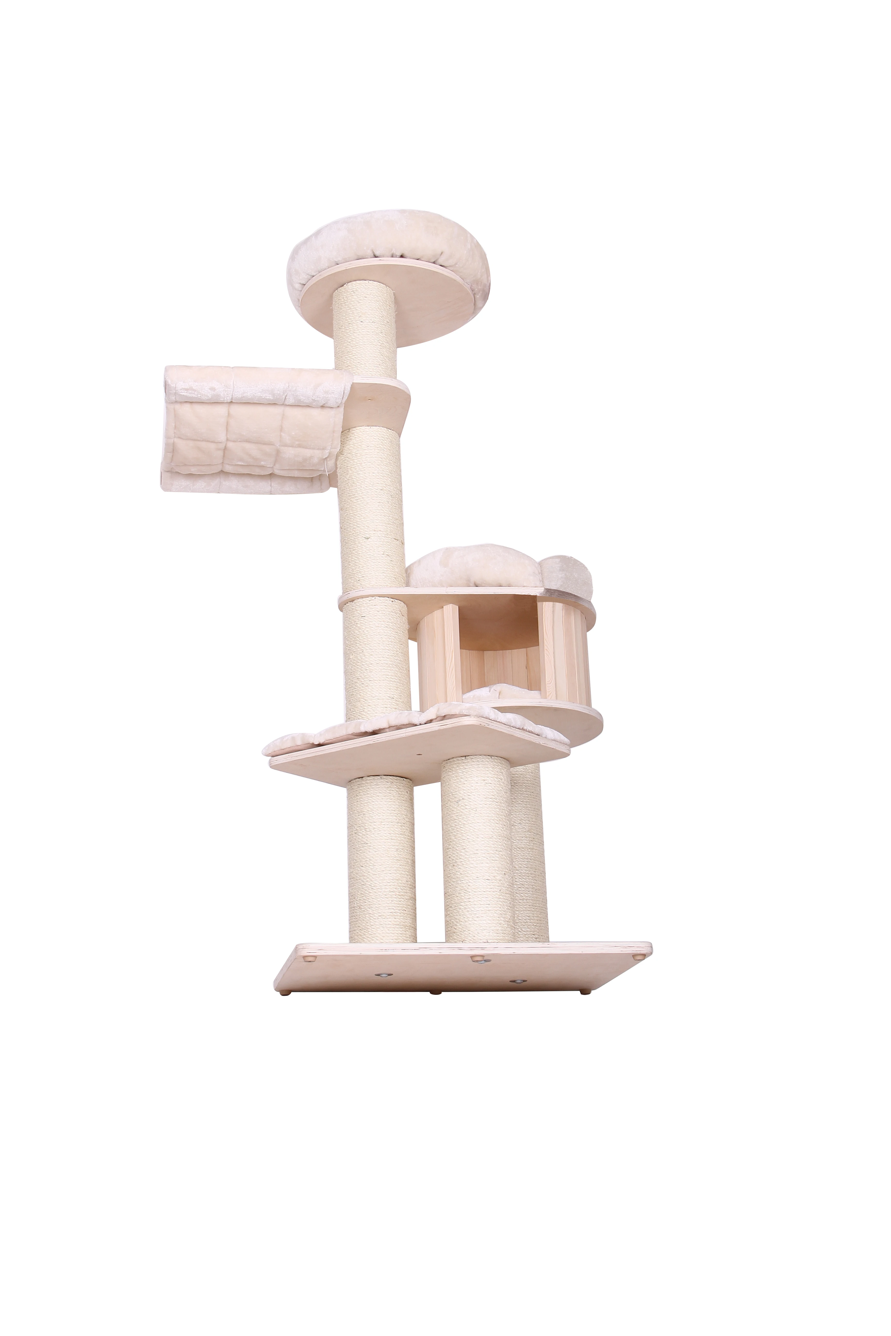 
Wholesale sisal wood funny cat tower parts tree arbre a chat 