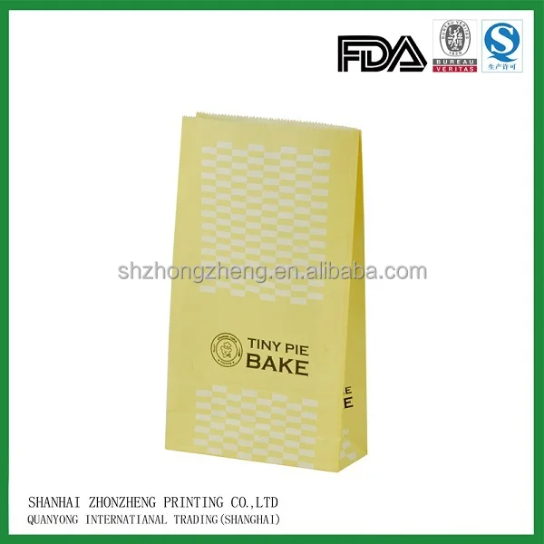 auto machine make paper bread bag with square bottom for bakery packaging