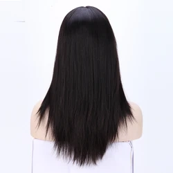 Cuticle aligned hair 14' full silk base shoulder length human hair jewish wig
