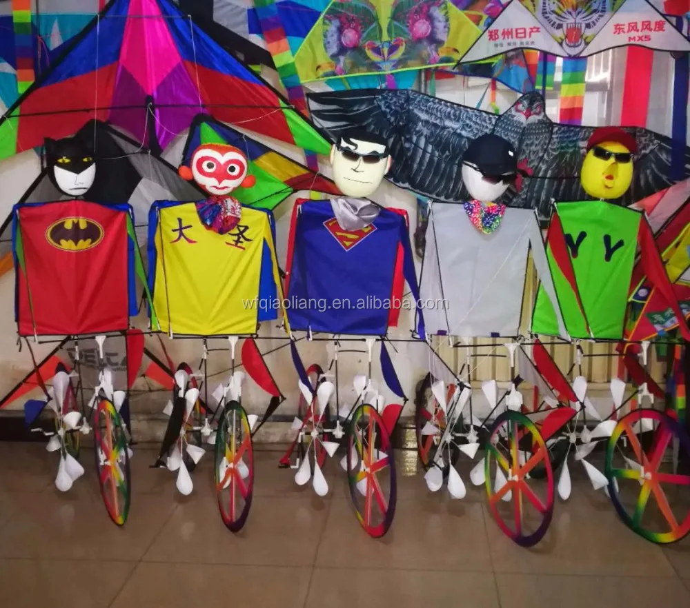 2018 new design bicycle kite bike kite for sale