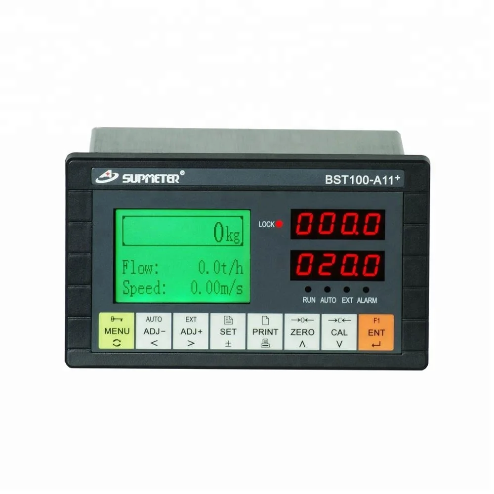 Panel mounted weighing controller for belt scale with MODBUS ASCII and MODBUS RTU