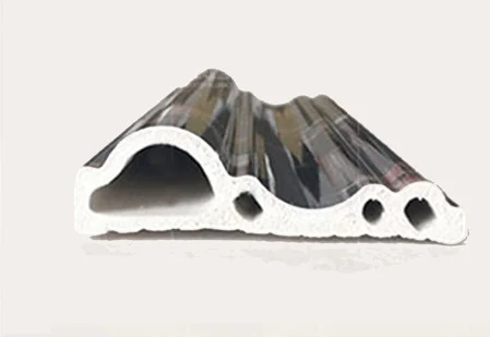 ПВХ мраморные Твердые профили для литья на УФ красочной отделке для стен/ТВ/дверной рамы