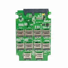 10 x Micro SD TF Memory Card to SATA SSD Adapter with Raid Quad 2.5″ Inch SATA Converter