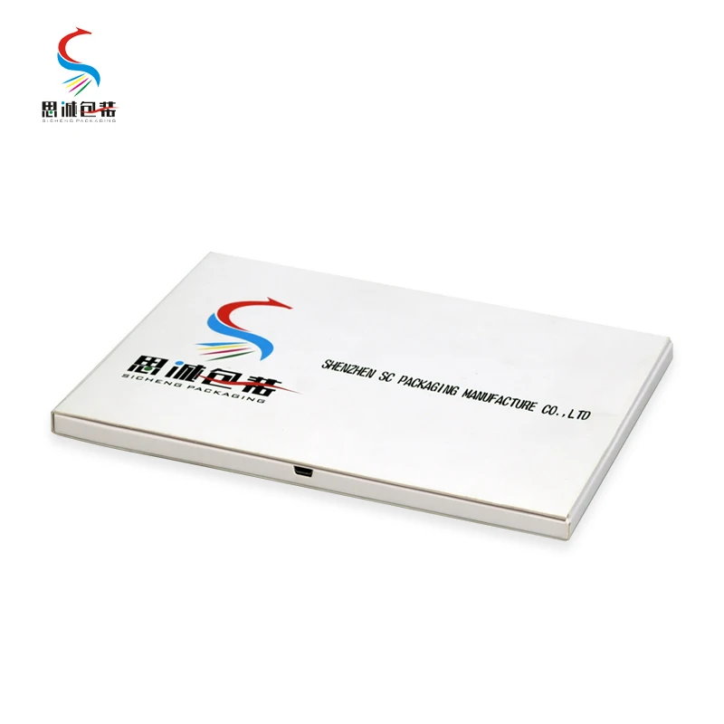 2019 Hot Customized Packaging Cosmetic Skin Care Products Video Brochure AutoPlay LCD Screen Gift Boxes