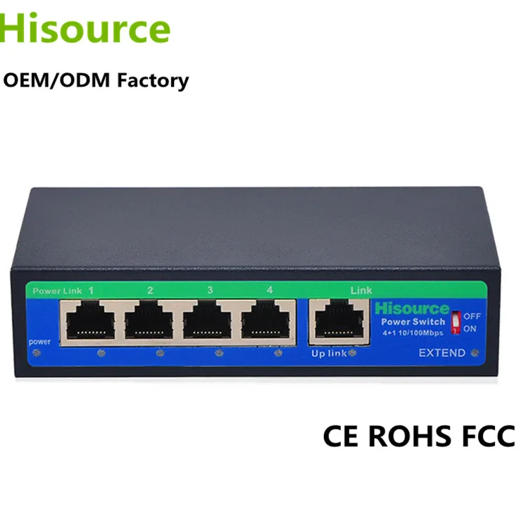 4 port Passive 4578 Pins PoE Switch networking switch for Wireless AP