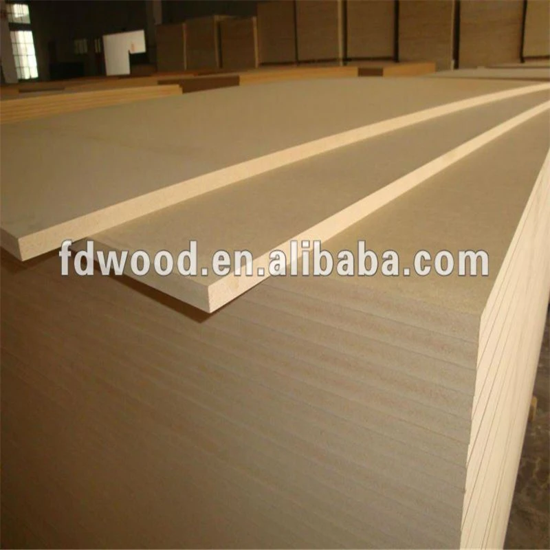 
1220*2440mm 12mm Raw MDF Plain MDF 