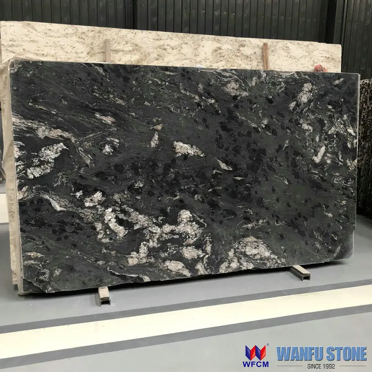Natural Stone Steel Gray Granite Slab Price