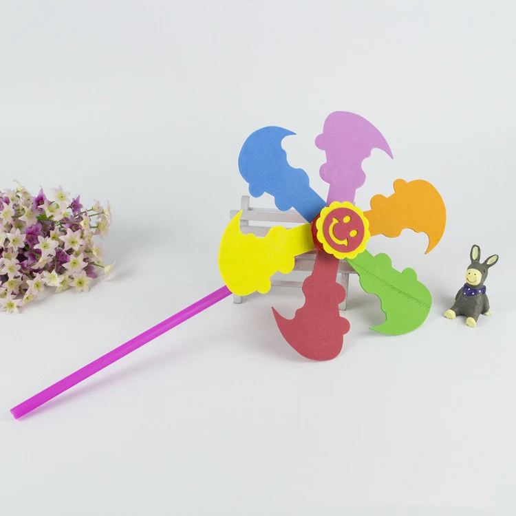 
DIY eva colorful Garden Decoration kids Windmill 