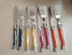 WIIPU 1 Set western food dinnerware cutlery stainless steel steak knife and fork Laguiole steak knife