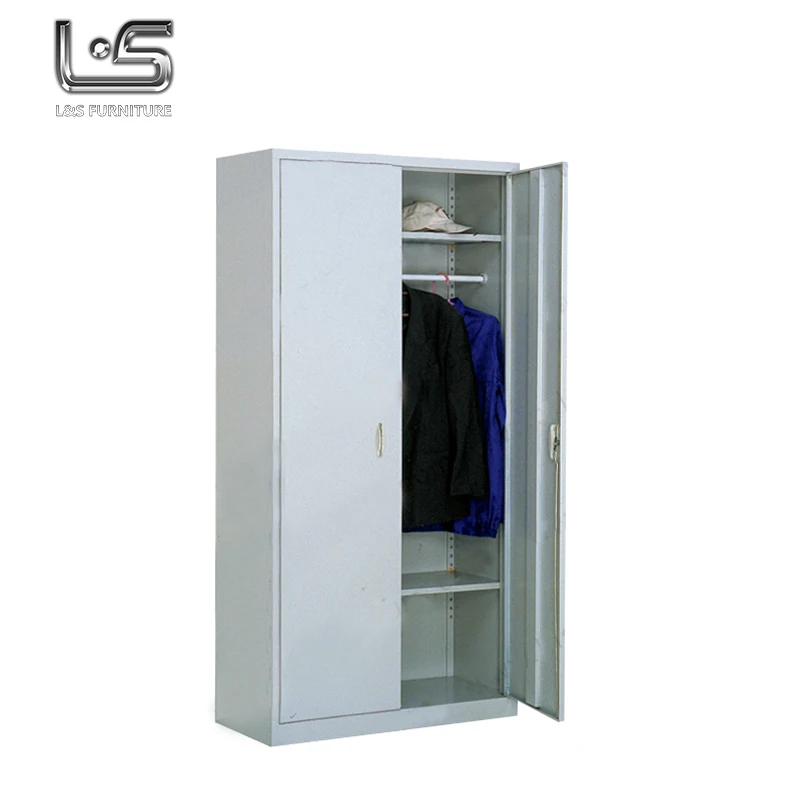 2017 latest desirable 2 door clothing steel locker wardrobe in alibaba