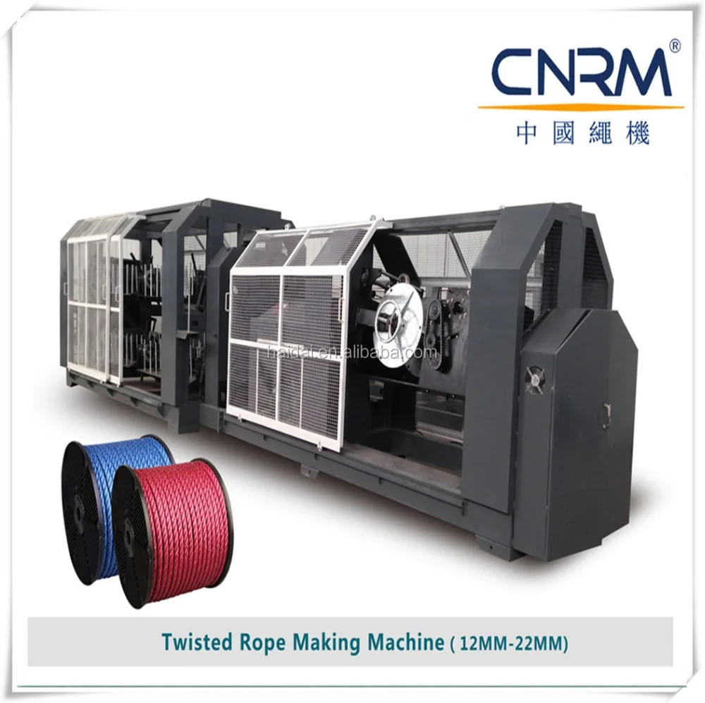 Пластиковые Нейлоновой веревкой крутильной машине для производства веревки