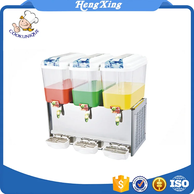 
China Supplier 3 tank High Efficiency Electric Cold Drink Juice Dispenser Machine 