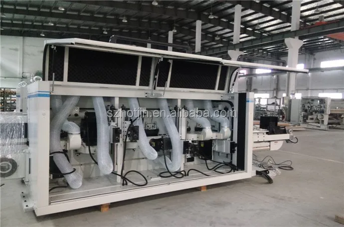 Woodworking double end tenoner machine