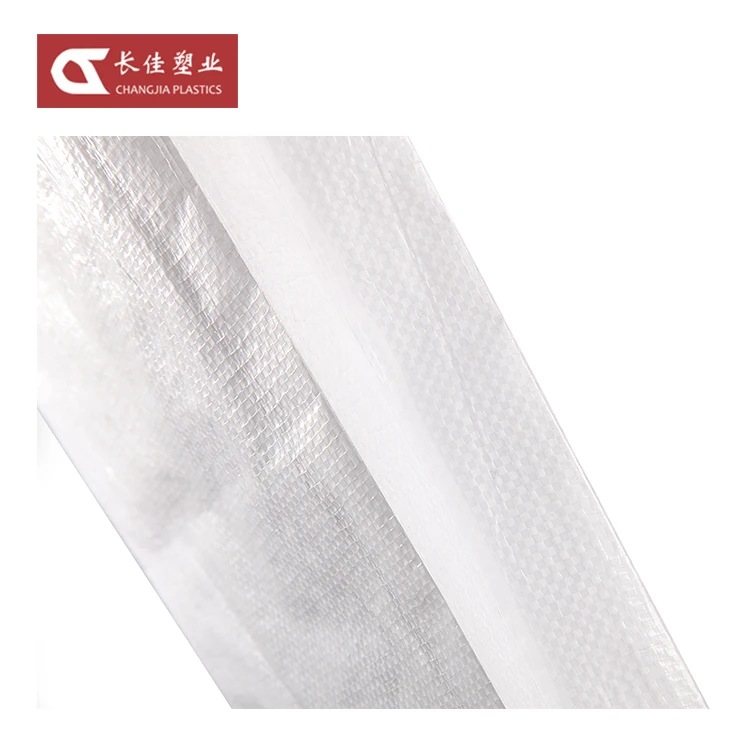 
CHANGJIA Local Products PP Woven Purely White Plastic Washing Powder Bag And Sack 