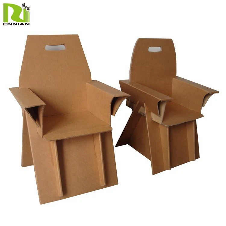 Special New Design Corrugated Cardboard Foldable Table Furniture For Home cardboard chair