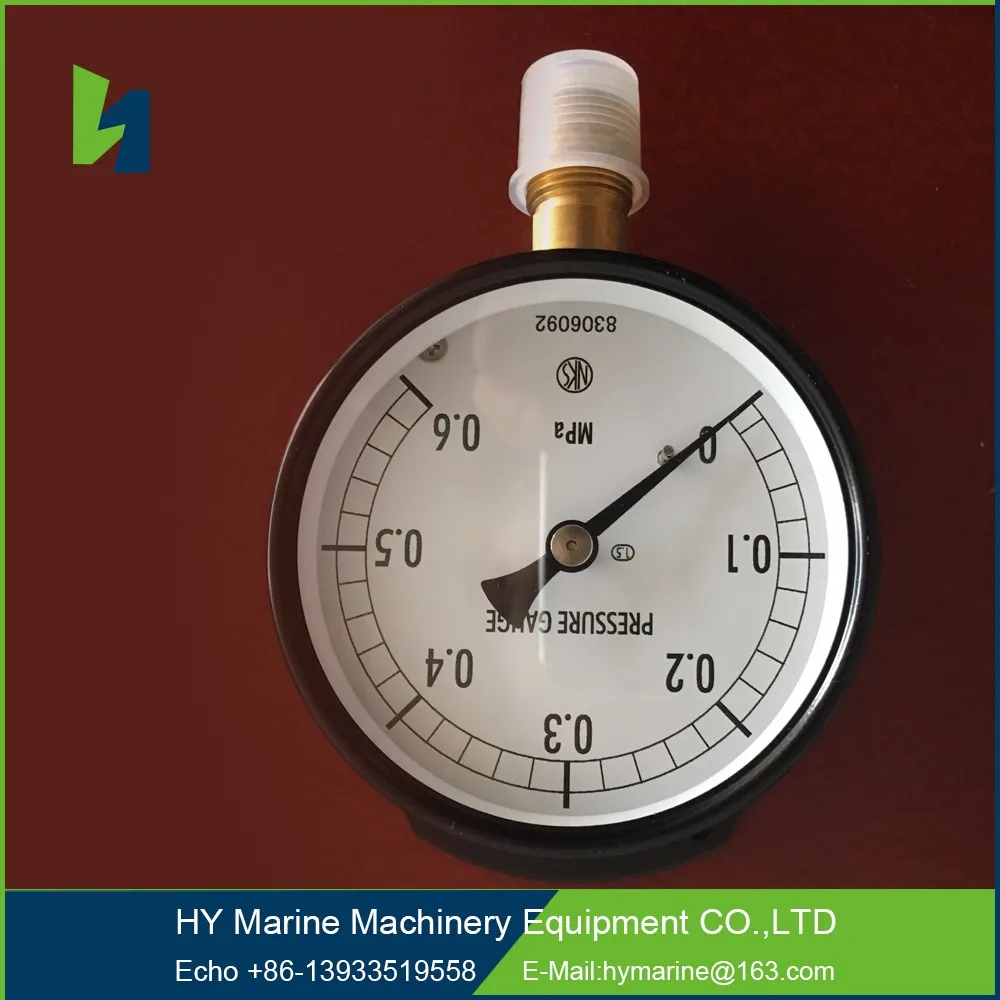 Marine Pressure Gauge for Man B&W L21/31 Ship Engine Parts
