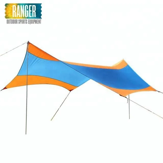 Hot Selling Waterproof Sun Shelter Camping Tarp